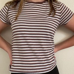 Pacsun striped crop top